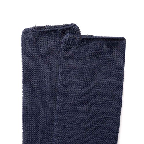 Calcetines lisos color azul marino D01690026523