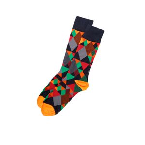 Calcetines rombos multicolor