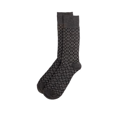Calcetines estampados color gris D08940160562
