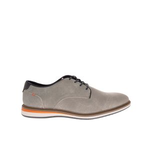 Zapatos Kristof color gris claro con entresuela tricolor