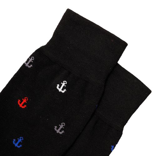 Calcetines anclas color negro D06880064501