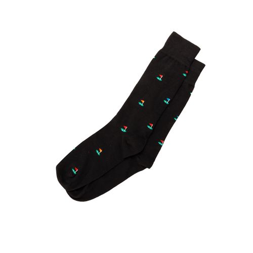 Calcetines banderas de golf color negro D06880071501