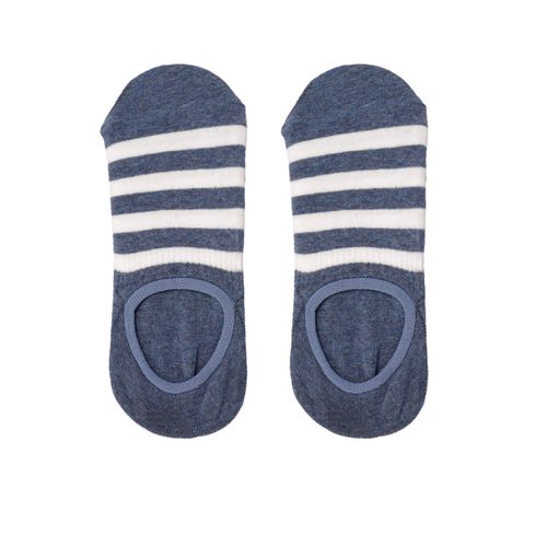 Footies color azul con rayas blancas D08340054520
