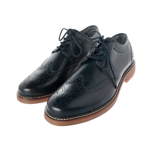 Zapatos Axel color azul marino con detalle perforado D06300100523