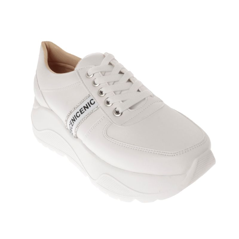 Tenis blancos con liston hot sale