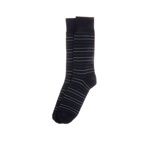 Calcetines Javier color zul marino con rayas D12840111523