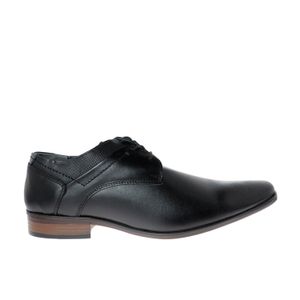 Zapatos Axel color negro liso con textura en la punta