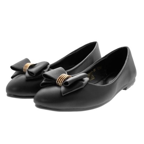 Balerina Miley color negro con moño D12970243501
