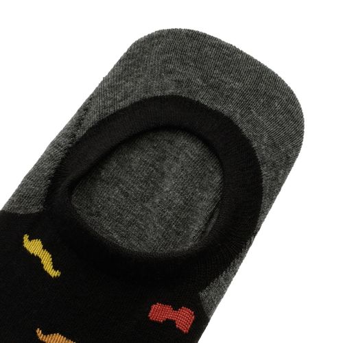 Footies color negro con bigotes D15920006501
