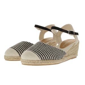 Alpargatas Kate color negro cuña elevada D12220219501