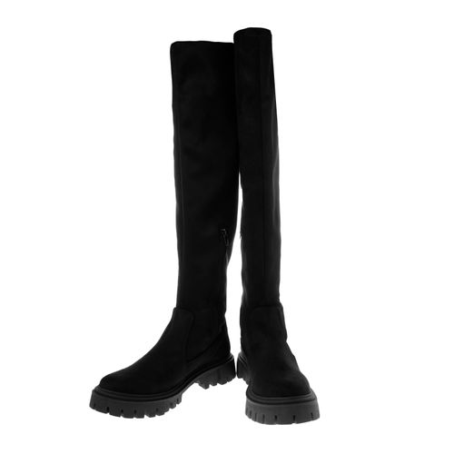 Bota color negro con textura suave  D15440037501