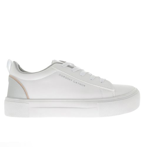 Tenis Rosalía color blanco con plateado  D14170133620