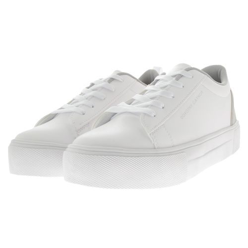 Tenis Rosalía color blanco con plateado  D14170133620