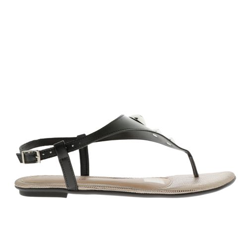 Sandalias Paulette color negro con estoperoles D14240140501