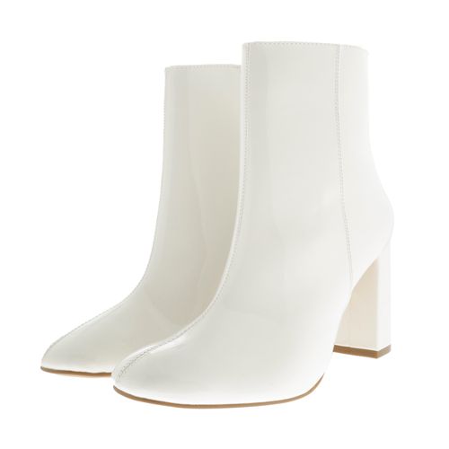 Botín Ivonne color blanco charol D00960566620