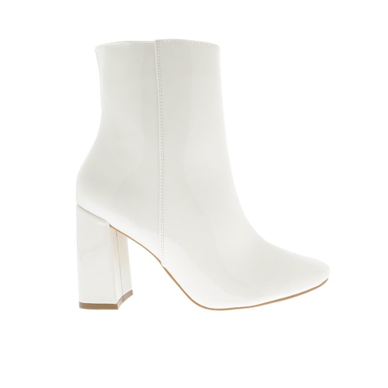 Botines blancos 2025 de charol