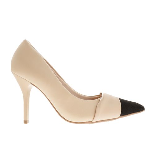 Zapatillas Ángela color maquillaje con contraste en punta D14240127640