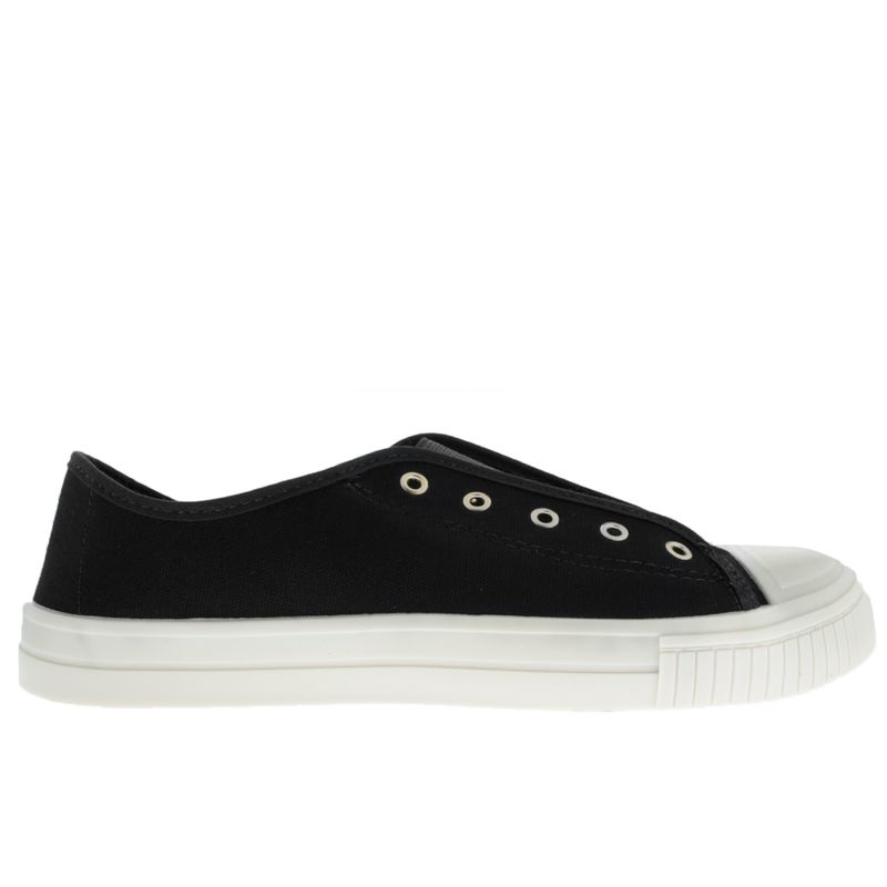 Zapato negro suela blanca hot sale