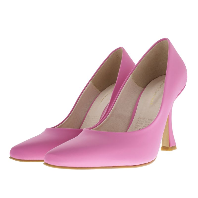 Zapatillas Maribel color fucsia textura lisa D02380173592