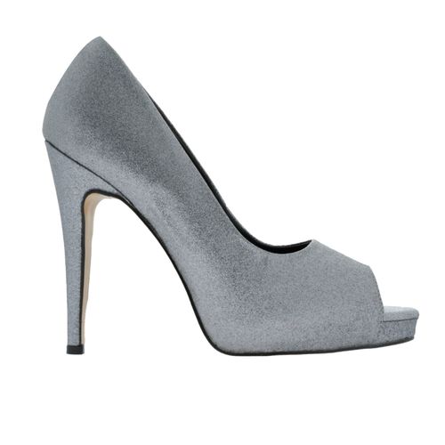 Zapatilla Peep Toe color Inox  D00680131613