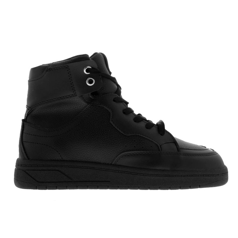 Tenis de best sale bota negro