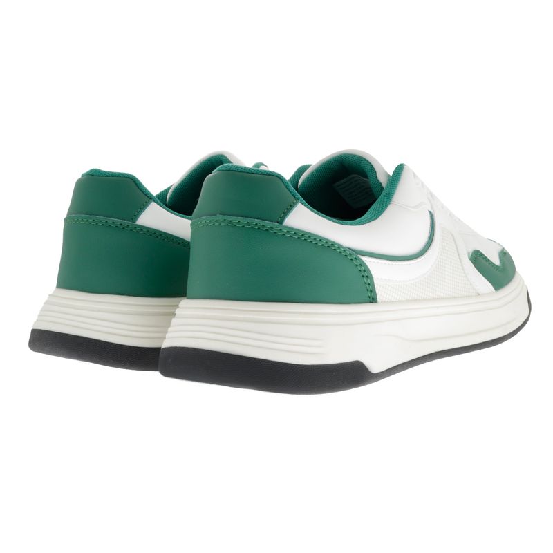 Tenis blancos con verde hot sale