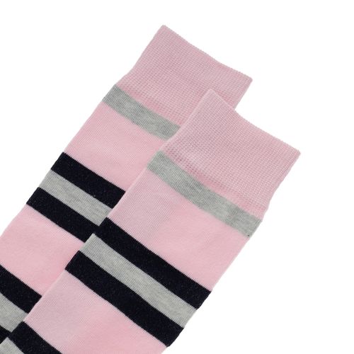 Calcetines color rosa con franjas D08940168590 D08940168590