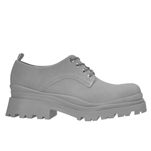Choclo Yesica Color Gris Claro con agujetas D01136318561 D01136318561