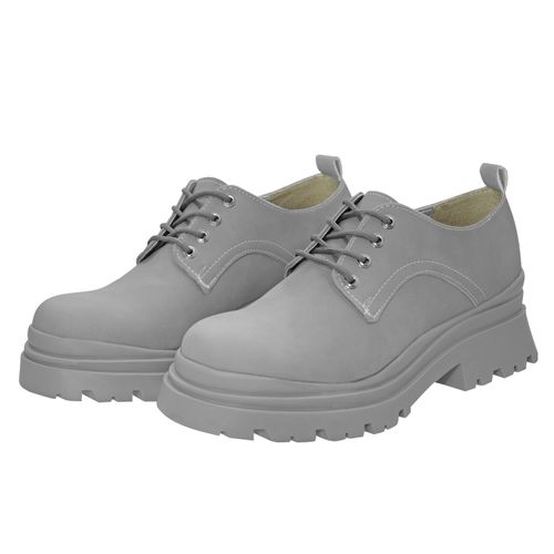 Choclo Yesica Color Gris Claro con agujetas D01136318561 D01136318561