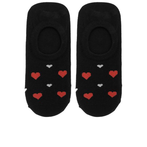 Footies Color Negro con Corazones D15920028501 D15920028501