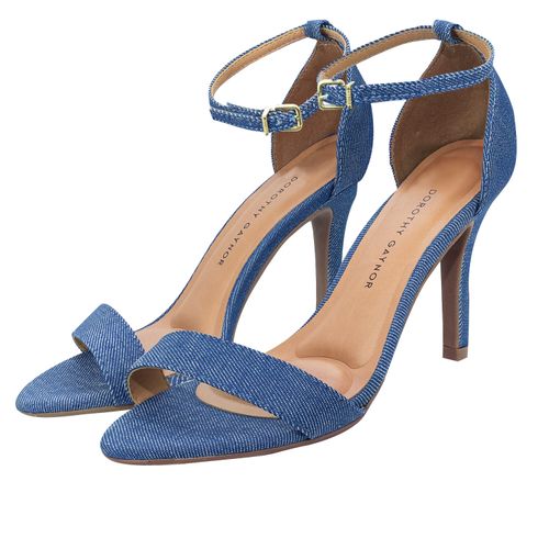 Sandalia Paulette Color Azul Medio  D14240168522