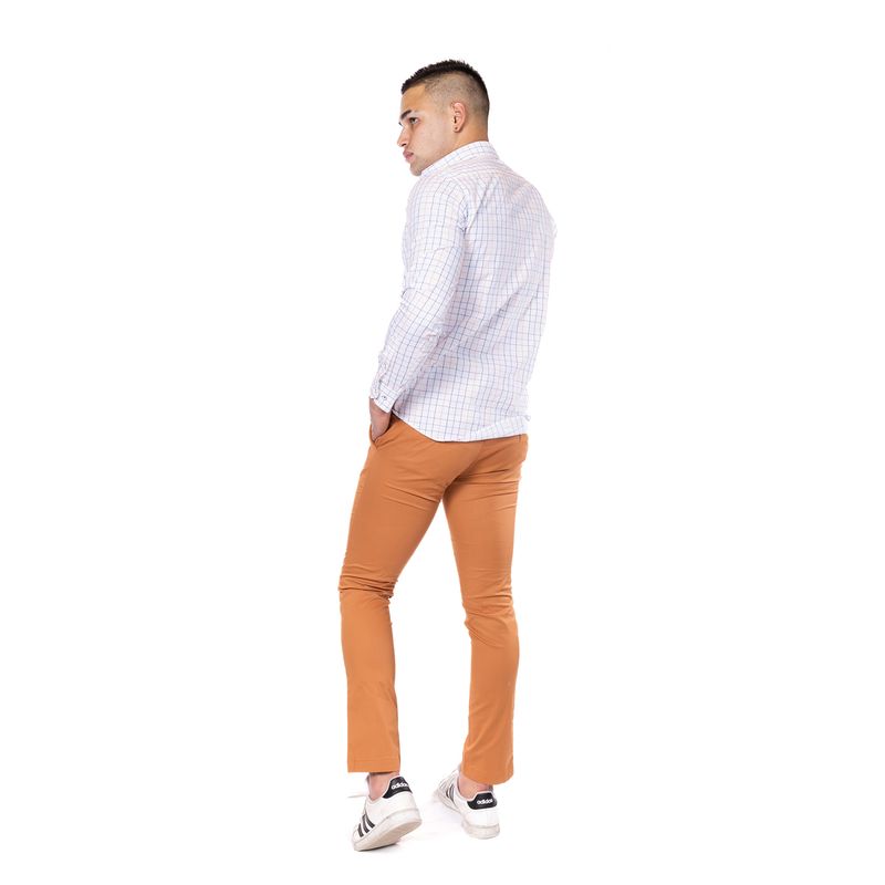 Pantalon color best sale ladrillo hombre