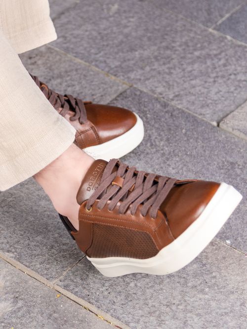 Tenis Mauro Color Cognac D06300105554 D06300105554