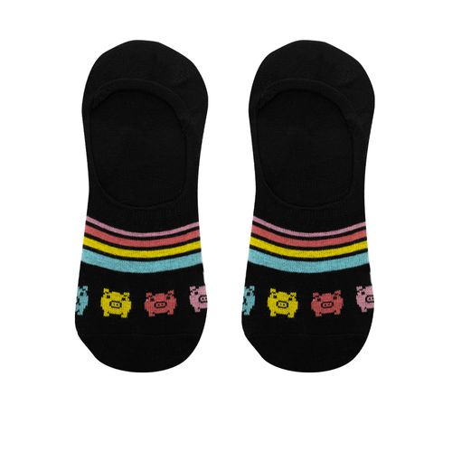 Footies Camila Color Negro