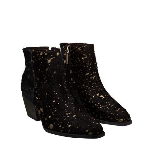 Botín Maria Color Negro de Piel  D08440163501