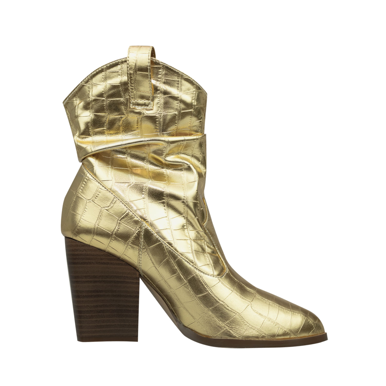 Gold fendi sales cowboy boots