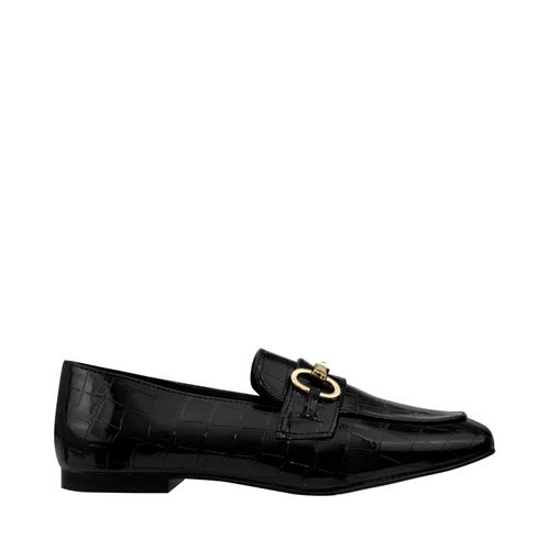 Mocasín Amy Color Negro Croco D15480086504