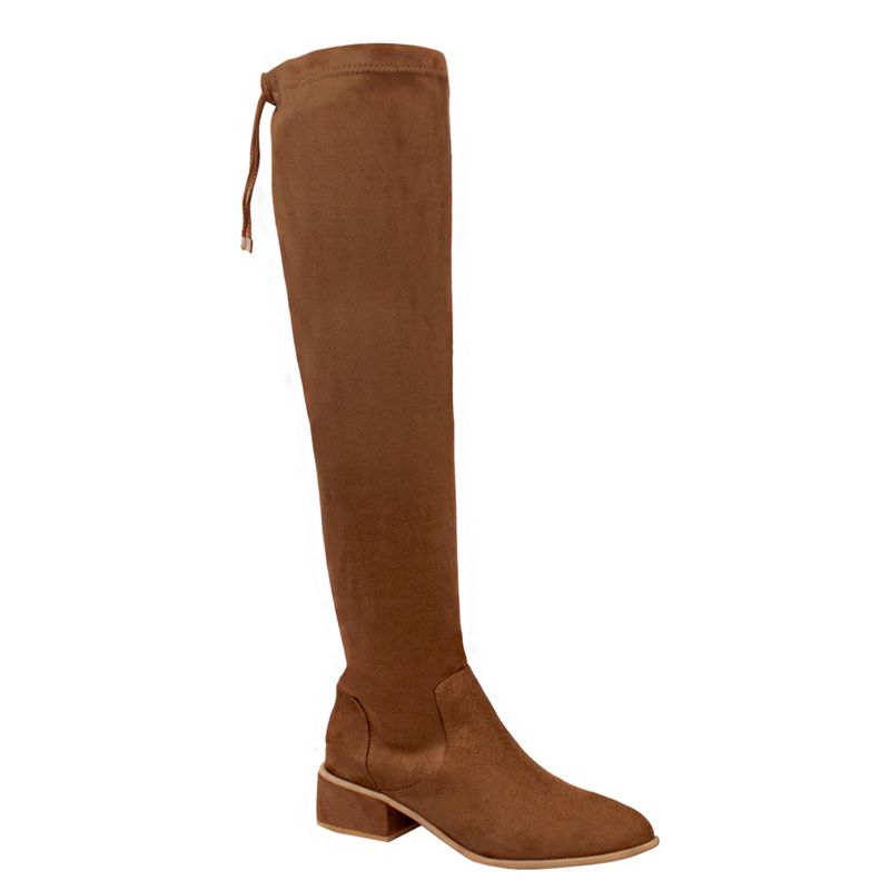 Botas largas best sale color camel