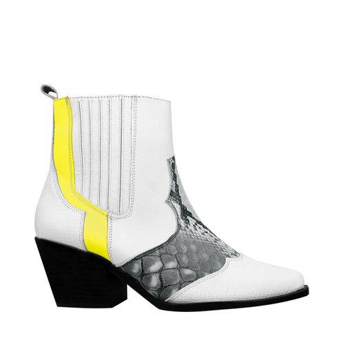 Botín Maria Color Blanco de Piel  D08440161620