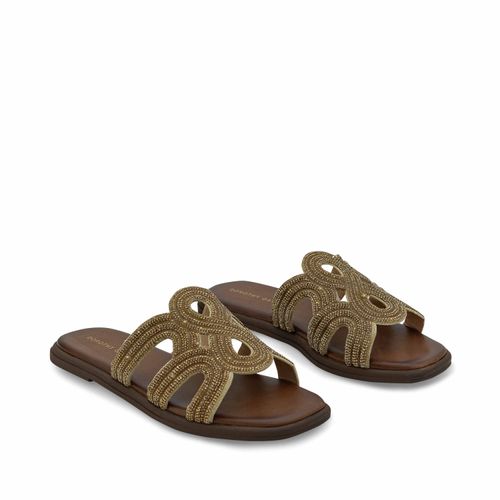 Sandalia Yalitza Color Oro Rosa D02510132611