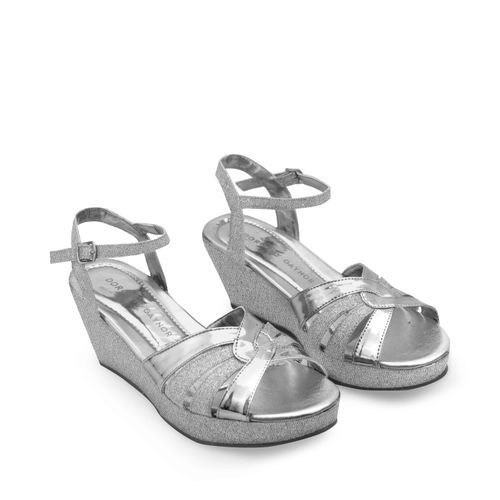 Sandalia Marijo Color Plata D08710156612