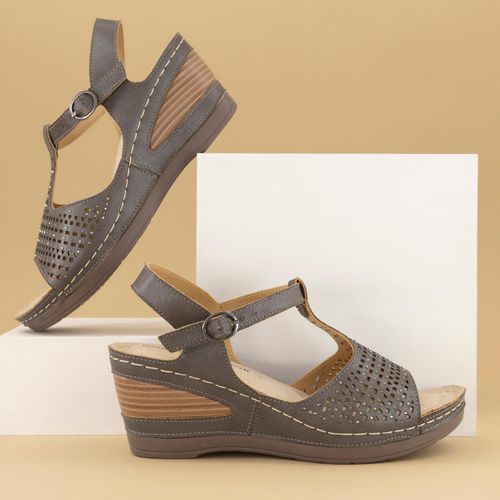 Sandalias Confort Cuña D06950070011
