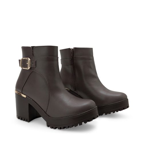 Botín Thalía Color Chocolate D09980888555