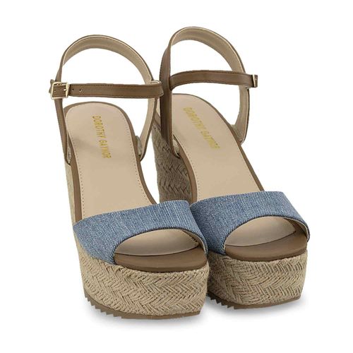 Sandalia Lesly Color Azul Medio D00960655522