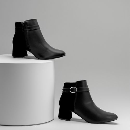 Botín Ivonne Color Negro D00960687501