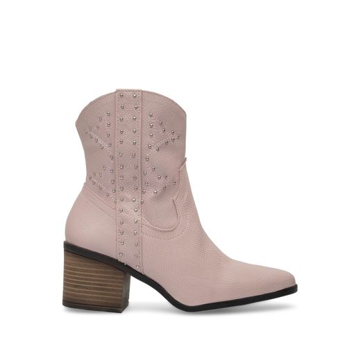 Botín Rebeca Color Rosa Snake D14320183599