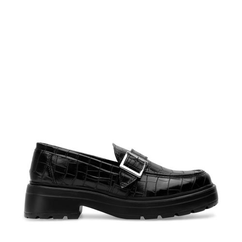 Mocasín Adele Color Negro Croco D04620087504