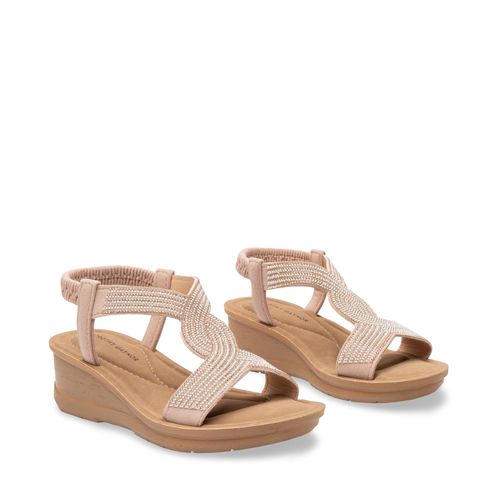 Sandalia Yalitzia Color Oro Rosa D02510151611