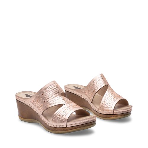 Sandalia Macarena Color Oro Rosa D12430052611