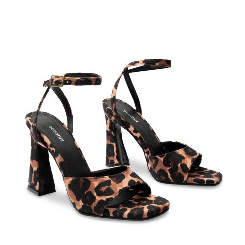 Sandalia Coral Color Café Leopardo D16960018557